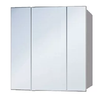 Зеркальный шкаф (3-створчатый) шириной 70 см