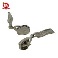 Собачка на блискавці No5 Нейлон. Застібка блискавка (хвиля No5) Нікель (100 шт.)