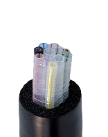 Пивний пітон для розливного пива 6(6,7-9,5)+2(9,5-12,7) теплоізольований Kflex