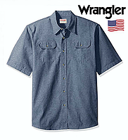 Рубашка шведка мужская Wrangler® с коротким рукавом / 100% хлопок / Оригинал из США L (50-52)