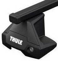 Багажник (комплект) Thule Evo SquareBar 7105 Чорний для авто з гладким дахом 7105-712X-KIT