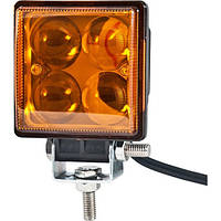 Фара LED світлодіодна Belauto Epistar Spot Amber, 12W, точковий/жовтий світло