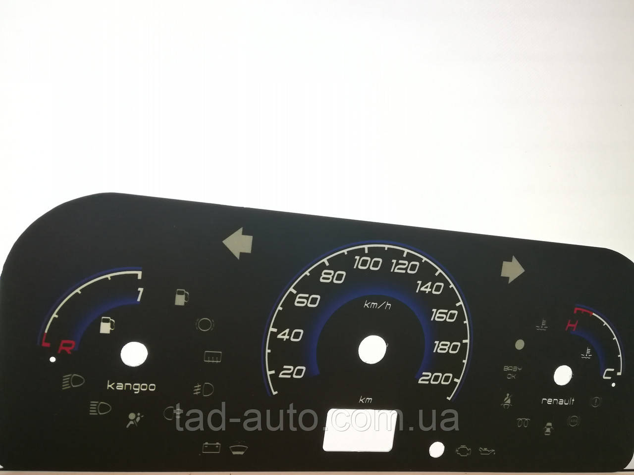 Шкали приладів Renault Kangoo