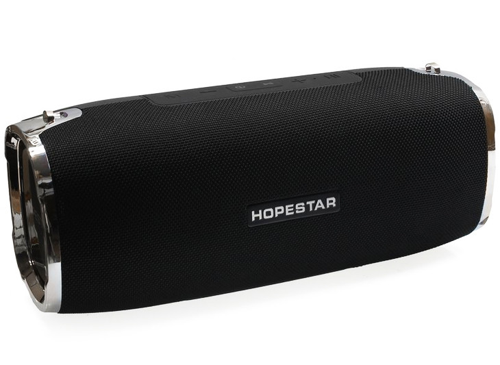 Портативна бездротова стереоколонка Hopestar A6 з Bluetooth, USB і MicroSD Чорна, фото 1