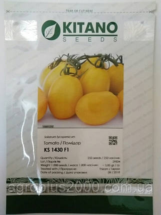 Насіння Томат індетермінантне KS 1430 F1, 250 насіння Kitano Seeds, фото 1