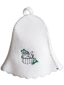 Шапка для лазні, сауни "Бочка з ковшем"