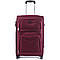 Валіза дорожня на 2 колесах Wings 6802 тканинна Середня (M) Бордова, фото 3