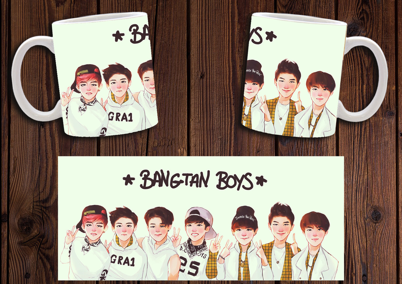 Чашка "BTS" / Кружка БТС №25, фото 1