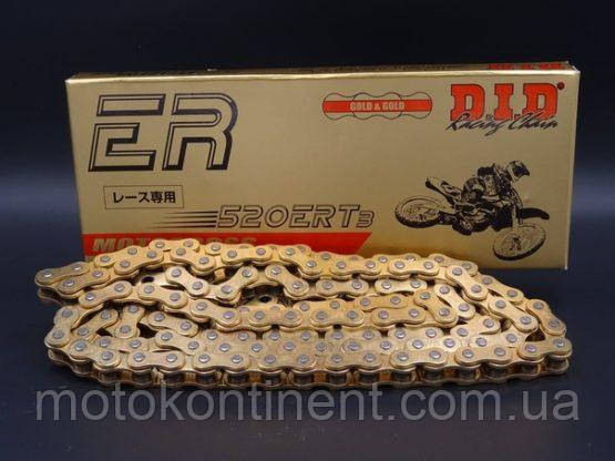 Мото ланцюг 520 DID 520ERT3 -110 ланок золота для мотокросу DID 520ERT3 G&G - 110RB