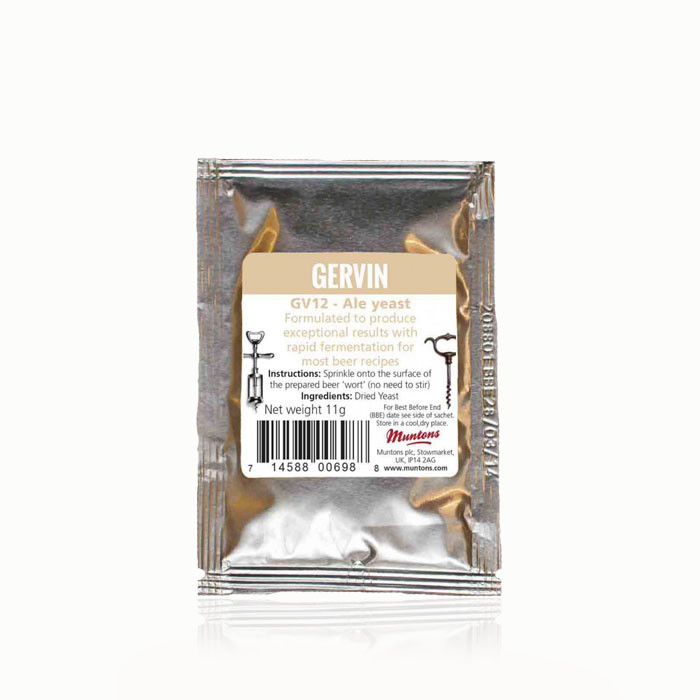 Пивні элевые дріжджі GERVIN GV12 Ale Yeast