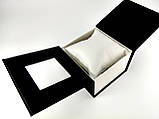 Подарункова коробка для годин Lacoste, чорна з білим квадратом, картон, в асортименті, фото 3