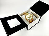 Подарункова коробка для годин Lacoste, чорна з білим квадратом, картон, в асортименті, фото 7