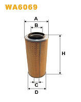     Фільтр повітряний CASE, CAT, I-R, MASSEY-FERGUSON, JOHN (WX 42321)