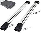 Поперечки на рейлінги Citroen Jumpy (2007-2016) 2 шт. Аеродинамічні (WingCarrier) Сірі, фото 4