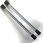 Поперечки на рейлінги Citroen Jumpy (2007-2016) 2 шт. Аеродинамічні (WingCarrier) Сірі, фото 5