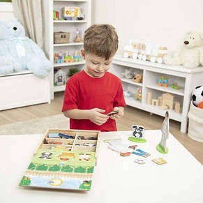 Дерев'яний набір із магнітними фігурами Діяльність Melissa&Doug, фото 3