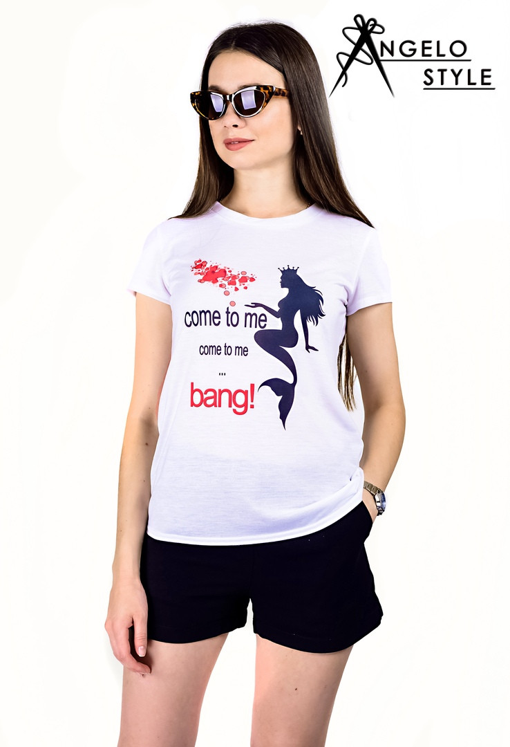 Стильна футболка "Bang" Angelo Style, фото 1