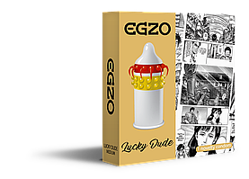 Насадка на член EGZO Lucky Dude (презерватив з вусиками) 1 шт