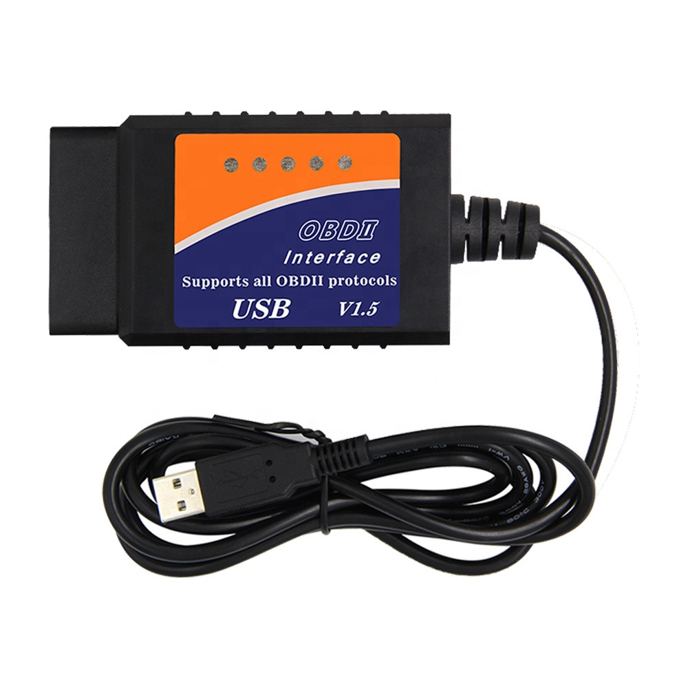 Сканер діагностики авто ELM327 OBD2 USB версія 1.5  чіп PIC18F25K80