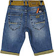 Шорти чоловічі джинсові молодіжні Resalsa протерті з ременем, фото 2