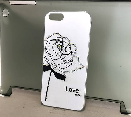Чехол для iPhone 5 5s se накладка бампер противоударный Love, фото 1