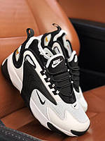 Кросівки Nike Zoom 2K чорно-білі (Найк Зум чорно-білі чоловічі і жіночі розміри 36-46)