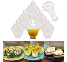 Форми для варіння яєць без шкаралупи - 6+1шт.