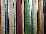 Жакардова шторна тканина коричневого кольору на метраж і опт. ширина 1,5 м, фото 4
