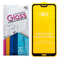 Защитное стекло 9D для Huawei P20 Lite (Black)