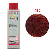 Стойкая безаммиачная жидкая краска для волос CHI Ionic Shine Shades Liquid Color 89 мл 4C (Темно медно-коричневый)