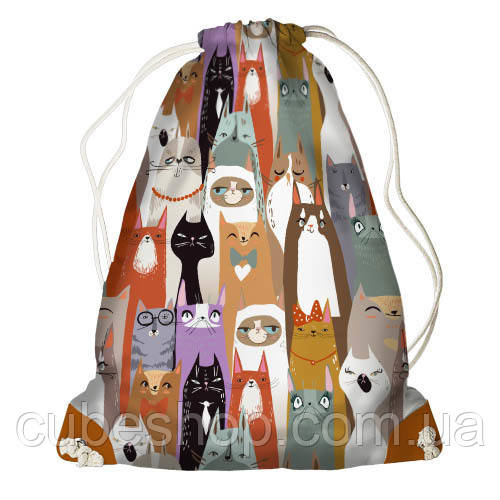 Рюкзак-мішок "Коти"