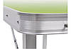 Стіл для пікніка розкладний зі 4 стільцями 120х60х55 (70) см 3 режими висоти (Посилений) Green (13311), фото 3