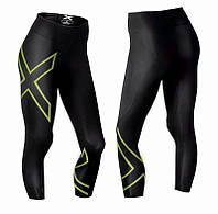 Женские компрессионные лосины средней посадки Compression Tights 2XU WA3516b, Австралия.