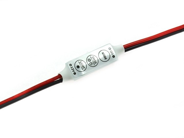 Контролер для RGB стрічки L4P 3-хкнопочный 12В