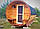 Mobiles Saunafass aus schlüsselfertigem Holz 3,5x2,15m Fasssauna-3,5 vom Hersteller Thermowood Production, фото 3