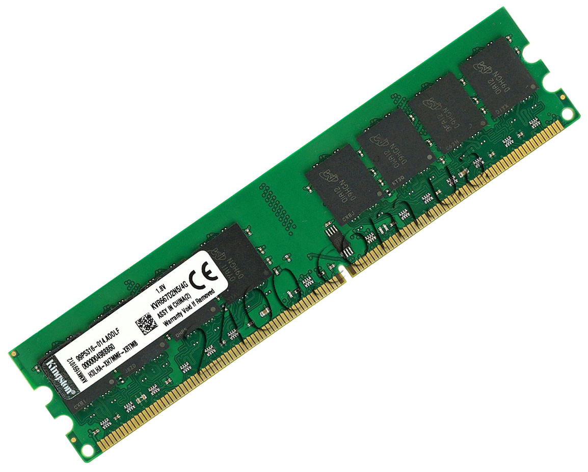 Оперативна пам'ять DDR2 4GB (ДДР2 4 Гб) Intel і AMD KVR667D2N5/4G 667MHz універсальна 4096MB ОЗП