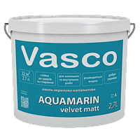 VASCO AQUAMARIN Velvet Matt Полуматовая эмаль универсальная 2,7л