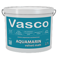 VASCO AQUAMARIN Velvet Matt Акриловая эмаль для металла 9л База С