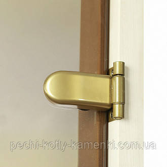 Двери для сауны GREUS PREMIUM 70х200 см (матовая бронза) 2 петли - фото 4 - id-p986237264