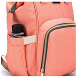 Сумка-рюкзак для мам Baby Bag 5505, бирюзовый, фото 6