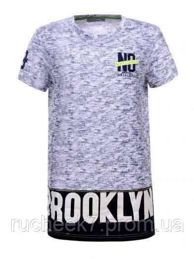 Літня футболка підліткова Brooklyn 100% бавовна ріст 152, Glo-story BPO-5275