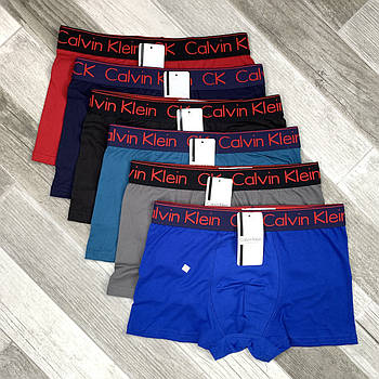 Труси чоловічі боксери бавовна з бамбуком Calvin Klein, асорті, розмір L (46), 03747