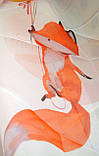 Тюль у дитячу для хлопчика дівчинки "на Повітряному Шарі" шифон, висота 2,9 м, фото 6