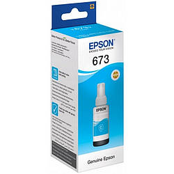 Чорнило Epson L800/805/810/850/1800 Cyan 70мл (C13T67324A)