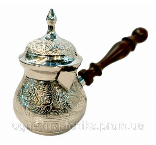 Турка для кофе с крышкой - белый метал индия, цена 720 грн — Prom.ua ...