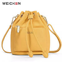 Женская модная сумка WEICKEN желтая
