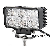 Фара LED светодиодная Belauto Flood, 18W, рассеянный свет, BOL0103Flood