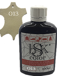 Фарба для гладкої шкіри "bsk-color" кольору шампань 100ml