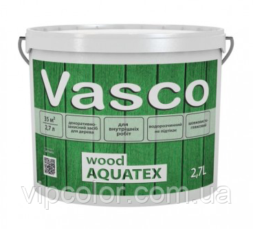 VASCO WOOD AQUATEX декоративна просочення для дерева 2,7 л