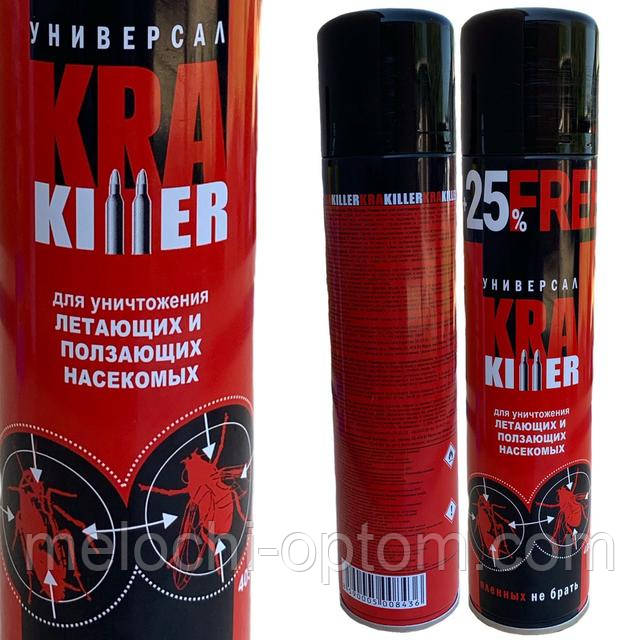 Дихлофосы. Інсектицидні засоби KRA KILLER для знищення літаючих та повзаючих комах